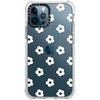 image:imageCASETiFY Ultra Impact Case for iPhone 12  iPhone 12 Pro  Retro Boho Hippie Flowers 60s  70s Floral Pattern on Clear Background  Clear Frost  Enhanced Corners  115 ft 5X Militray Grade Drop Protection  retro boho hippie flowers 60s  70s floral pa  Glossy FrostDitsy Daisies  White