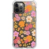 image:imageCASETiFY Ultra Impact Case for iPhone 12  iPhone 12 Pro  Retro Boho Hippie Flowers 60s  70s Floral Pattern on Clear Background  Clear Frost  Enhanced Corners  115 ft 5X Militray Grade Drop Protection  retro boho hippie flowers 60s  70s floral pa  Glossy Frostretro boho hippie flowers 60s  70s floral pattern on clear background