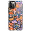 image:imageCASETiFY Ultra Impact Case for iPhone 12  iPhone 12 Pro  Retro Boho Hippie Flowers 60s  70s Floral Pattern on Clear Background  Clear Frost  Enhanced Corners  115 ft 5X Militray Grade Drop Protection  retro boho hippie flowers 60s  70s floral pa  Glossy FrostMagic Mushrooms