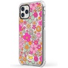 image:imageCASETiFY Ultra Impact Case for iPhone 12  iPhone 12 Pro  Retro Boho Hippie Flowers 60s  70s Floral Pattern on Clear Background  Clear Frost  Enhanced Corners  115 ft 5X Militray Grade Drop Protection  retro boho hippie flowers 60s  70s floral pa  Glossy FrostGroovy Pattern Clear