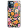 image:imageCASETiFY Ultra Impact Case for iPhone 12  iPhone 12 Pro  Retro Boho Hippie Flowers 60s  70s Floral Pattern on Clear Background  Clear Frost  Enhanced Corners  115 ft 5X Militray Grade Drop Protection  retro boho hippie flowers 60s  70s floral pa  Glossy Frostretro boho hippie flowers 60s  70s floral pattern on clear background