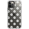 image:imageCASETiFY Ultra Impact Case for iPhone 12  iPhone 12 Pro  Retro Boho Hippie Flowers 60s  70s Floral Pattern on Clear Background  Clear Frost  Enhanced Corners  115 ft 5X Militray Grade Drop Protection  retro boho hippie flowers 60s  70s floral pa  Glossy FrostDitsy Daisies  White