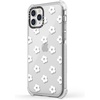 image:imageCASETiFY Ultra Impact Case for iPhone 12  iPhone 12 Pro  Retro Boho Hippie Flowers 60s  70s Floral Pattern on Clear Background  Clear Frost  Enhanced Corners  115 ft 5X Militray Grade Drop Protection  retro boho hippie flowers 60s  70s floral pa  Glossy FrostDitsy Daisies  White