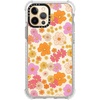 image:imageCASETiFY Ultra Impact Case for iPhone 12  iPhone 12 Pro  Retro Boho Hippie Flowers 60s  70s Floral Pattern on Clear Background  Clear Frost  Enhanced Corners  115 ft 5X Militray Grade Drop Protection  retro boho hippie flowers 60s  70s floral pa  Glossy Frostretro boho hippie flowers 60s  70s floral pattern on clear background