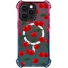 image:imageCASETiFY for iPhone 15 Pro Case  Bounce Compatible with MagSafe  Shockproof  213 ft 6x Military Grade Drop Protection  Bee in the Flowers by Papio Press  Cotton Candyvibrant red cherry pattern