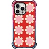 image:imageCASETiFY for iPhone 15 Pro Case  Bounce Compatible with MagSafe  Shockproof  213 ft 6x Military Grade Drop Protection  Bee in the Flowers by Papio Press  Cotton CandyRetro Floral Red and Pink