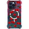 image:imageCASETiFY for iPhone 15 Pro Case  Bounce Compatible with MagSafe  Shockproof  213 ft 6x Military Grade Drop Protection  Bee in the Flowers by Papio Press  Cotton Candyvibrant red cherry pattern