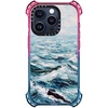 image:imageCASETiFY for iPhone 15 Pro Case  Bounce Compatible with MagSafe  Shockproof  213 ft 6x Military Grade Drop Protection  Bee in the Flowers by Papio Press  Cotton CandyDeep Blue Sea