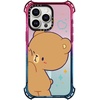 image:imageCASETiFY for iPhone 15 Pro Case  Bounce Compatible with MagSafe  Shockproof  213 ft 6x Military Grade Drop Protection  Bee in the Flowers by Papio Press  Cotton CandyBumping Mocha