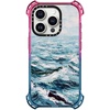 image:imageCASETiFY for iPhone 15 Pro Case  Bounce Compatible with MagSafe  Shockproof  213 ft 6x Military Grade Drop Protection  Bee in the Flowers by Papio Press  Cotton CandyDeep Blue Sea