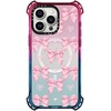 image:imageCASETiFY for iPhone 15 Pro Case  Bounce Compatible with MagSafe  Shockproof  213 ft 6x Military Grade Drop Protection  Bee in the Flowers by Papio Press  Cotton CandyPink Bows