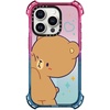 image:imageCASETiFY for iPhone 15 Pro Case  Bounce Compatible with MagSafe  Shockproof  213 ft 6x Military Grade Drop Protection  Bee in the Flowers by Papio Press  Cotton CandyBumping Mocha