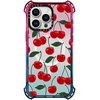 image:imageCASETiFY for iPhone 15 Pro Case  Bounce Compatible with MagSafe  Shockproof  213 ft 6x Military Grade Drop Protection  Bee in the Flowers by Papio Press  Cotton Candyvibrant red cherry pattern