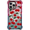 image:imageCASETiFY for iPhone 15 Pro Case  Bounce Compatible with MagSafe  Shockproof  213 ft 6x Military Grade Drop Protection  Bee in the Flowers by Papio Press  Cotton Candyvibrant red cherry pattern