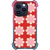 image:imageCASETiFY for iPhone 15 Pro Case  Bounce Compatible with MagSafe  Shockproof  213 ft 6x Military Grade Drop Protection  Bee in the Flowers by Papio Press  Cotton CandyRetro Floral Red and Pink