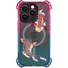 image:imageCASETiFY for iPhone 15 Pro Case  Bounce Compatible with MagSafe  Shockproof  213 ft 6x Military Grade Drop Protection  Bee in the Flowers by Papio Press  Cotton CandyKoi Fish Japanese Tattoo