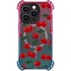 image:imageCASETiFY for iPhone 15 Pro Case  Bounce Compatible with MagSafe  Shockproof  213 ft 6x Military Grade Drop Protection  Bee in the Flowers by Papio Press  Cotton Candyvibrant red cherry pattern