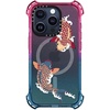 image:imageCASETiFY for iPhone 15 Pro Case  Bounce Compatible with MagSafe  Shockproof  213 ft 6x Military Grade Drop Protection  Bee in the Flowers by Papio Press  Cotton CandyKoi Fish Japanese Tattoo