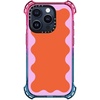 image:imageCASETiFY for iPhone 15 Pro Case  Bounce Compatible with MagSafe  Shockproof  213 ft 6x Military Grade Drop Protection  Bee in the Flowers by Papio Press  Cotton CandyPink Wavy Border on Orange