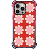 image:imageCASETiFY for iPhone 15 Pro Case  Bounce Compatible with MagSafe  Shockproof  213 ft 6x Military Grade Drop Protection  Bee in the Flowers by Papio Press  Cotton CandyRetro Floral Red and Pink