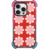 image:imageCASETiFY for iPhone 15 Pro Case  Bounce Compatible with MagSafe  Shockproof  213 ft 6x Military Grade Drop Protection  Bee in the Flowers by Papio Press  Cotton CandyRetro Floral Red and Pink