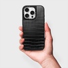 image:imageCASETiFY for iPhone 16 Pro Max Case  Croc Compatible with MagSafe Black  Embossed Texture  49 ft Drop Protection  Black CrocBlack