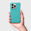 image:imageCASETiFY for iPhone 16 Pro Max Case  Ripple Compatible with MagSafe  Silicone  Wave Textured  66 ft 2X Military Grade Drop Protection  JadeMint Blue