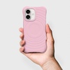 image:imageCASETiFY for iPhone 16 Pro Max Case  Ripple Compatible with MagSafe  Silicone  Wave Textured  66 ft 2X Military Grade Drop Protection  JadePrimrose Pink