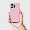 image:imageCASETiFY for iPhone 16 Pro Max Case  Ripple Compatible with MagSafe  Silicone  Wave Textured  66 ft 2X Military Grade Drop Protection  JadePrimrose Pink