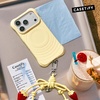 image:imageCASETiFY for iPhone 16 Pro Max Case  Ripple Compatible with MagSafe  Silicone  Wave Textured  66 ft 2X Military Grade Drop Protection  JadeSorbet Yellow