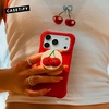 image:imageCASETiFY for iPhone 16 Pro Max Case  Ripple Compatible with MagSafe  Silicone  Wave Textured  66 ft 2X Military Grade Drop Protection  JadeTomato Red