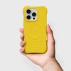 image:imageCASETiFY for iPhone 16 Pro Max Case  Ripple Compatible with MagSafe  Silicone  Wave Textured  66 ft 2X Military Grade Drop Protection  JadeVolt Yellow