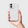 image:imageCASETiFY for iPhone 16 Pro Max Case  Ripple Compatible with MagSafe  Silicone  Wave Textured  66 ft 2X Military Grade Drop Protection  JadeWhite