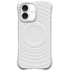 image:imageCASETiFY for iPhone 16 Pro Max Case  Ripple Compatible with MagSafe  Silicone  Wave Textured  66 ft 2X Military Grade Drop Protection  JadeWhite
