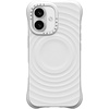 image:imageCASETiFY for iPhone 16 Pro Max Case  Ripple Compatible with MagSafe  Silicone  Wave Textured  66 ft 2X Military Grade Drop Protection  JadeWhite
