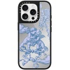 image:imageCASETiFY for iPhone 17 Case  Metallic Glaze MagSafe Compatible  ScratchResistant  Reflective  49 ft Drop Protection  Audio Cassette  Silver On BlackAt Lovers Gate