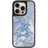 image:imageCASETiFY for iPhone 17 Case  Metallic Glaze MagSafe Compatible  ScratchResistant  Reflective  49 ft Drop Protection  Audio Cassette  Silver On BlackAt Lovers Gate