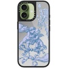 image:imageCASETiFY for iPhone 17 Case  Metallic Glaze MagSafe Compatible  ScratchResistant  Reflective  49 ft Drop Protection  Audio Cassette  Silver On BlackAt Lovers Gate