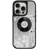image:imageCASETiFY for iPhone 17 Case  Metallic Glaze MagSafe Compatible  ScratchResistant  Reflective  49 ft Drop Protection  Audio Cassette  Silver On BlackAudio Cassette