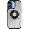 image:imageCASETiFY for iPhone 17 Case  Metallic Glaze MagSafe Compatible  ScratchResistant  Reflective  49 ft Drop Protection  Audio Cassette  Silver On BlackAudio Cassette
