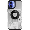 image:imageCASETiFY for iPhone 17 Case  Metallic Glaze MagSafe Compatible  ScratchResistant  Reflective  49 ft Drop Protection  Audio Cassette  Silver On BlackAudio Cassette