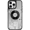 image:imageCASETiFY for iPhone 17 Case  Metallic Glaze MagSafe Compatible  ScratchResistant  Reflective  49 ft Drop Protection  Audio Cassette  Silver On BlackAudio Cassette