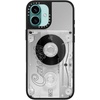image:imageCASETiFY for iPhone 17 Case  Metallic Glaze MagSafe Compatible  ScratchResistant  Reflective  49 ft Drop Protection  Audio Cassette  Silver On BlackAudio Cassette