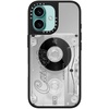 image:imageCASETiFY for iPhone 17 Case  Metallic Glaze MagSafe Compatible  ScratchResistant  Reflective  49 ft Drop Protection  Audio Cassette  Silver On BlackAudio Cassette