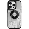 image:imageCASETiFY for iPhone 17 Case  Metallic Glaze MagSafe Compatible  ScratchResistant  Reflective  49 ft Drop Protection  Audio Cassette  Silver On BlackAudio Cassette