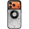 image:imageCASETiFY for iPhone 17 Case  Metallic Glaze MagSafe Compatible  ScratchResistant  Reflective  49 ft Drop Protection  Audio Cassette  Silver On BlackAudio Cassette