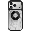 image:imageCASETiFY for iPhone 17 Case  Metallic Glaze MagSafe Compatible  ScratchResistant  Reflective  49 ft Drop Protection  Audio Cassette  Silver On BlackAudio Cassette