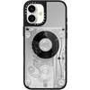 image:imageCASETiFY for iPhone 17 Case  Metallic Glaze MagSafe Compatible  ScratchResistant  Reflective  49 ft Drop Protection  Audio Cassette  Silver On BlackAudio Cassette