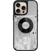 image:imageCASETiFY for iPhone 17 Case  Metallic Glaze MagSafe Compatible  ScratchResistant  Reflective  49 ft Drop Protection  Audio Cassette  Silver On BlackAudio Cassette