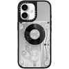 image:imageCASETiFY for iPhone 17 Case  Metallic Glaze MagSafe Compatible  ScratchResistant  Reflective  49 ft Drop Protection  Audio Cassette  Silver On BlackAudio Cassette